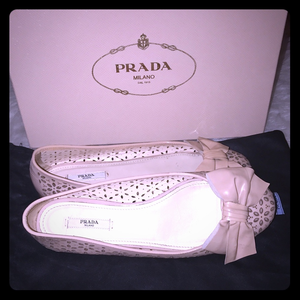 PRADA flats 38.5 - NO BOX